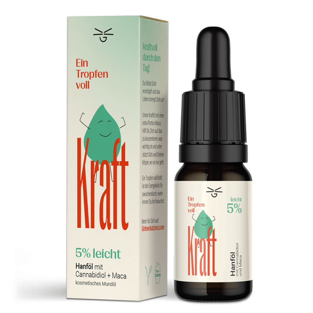 Grinsekatzen Ein Tropfen voll Kraft CBD Öl 5%