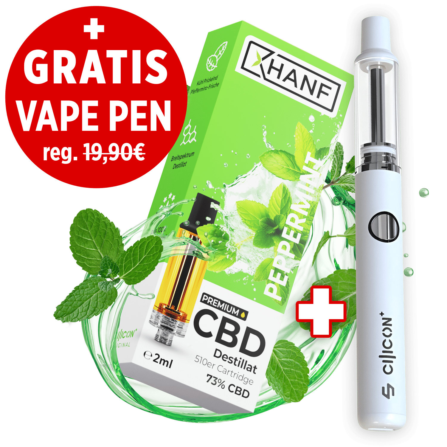 Hanfosan CBD Liquid Peppermint · 2 ml