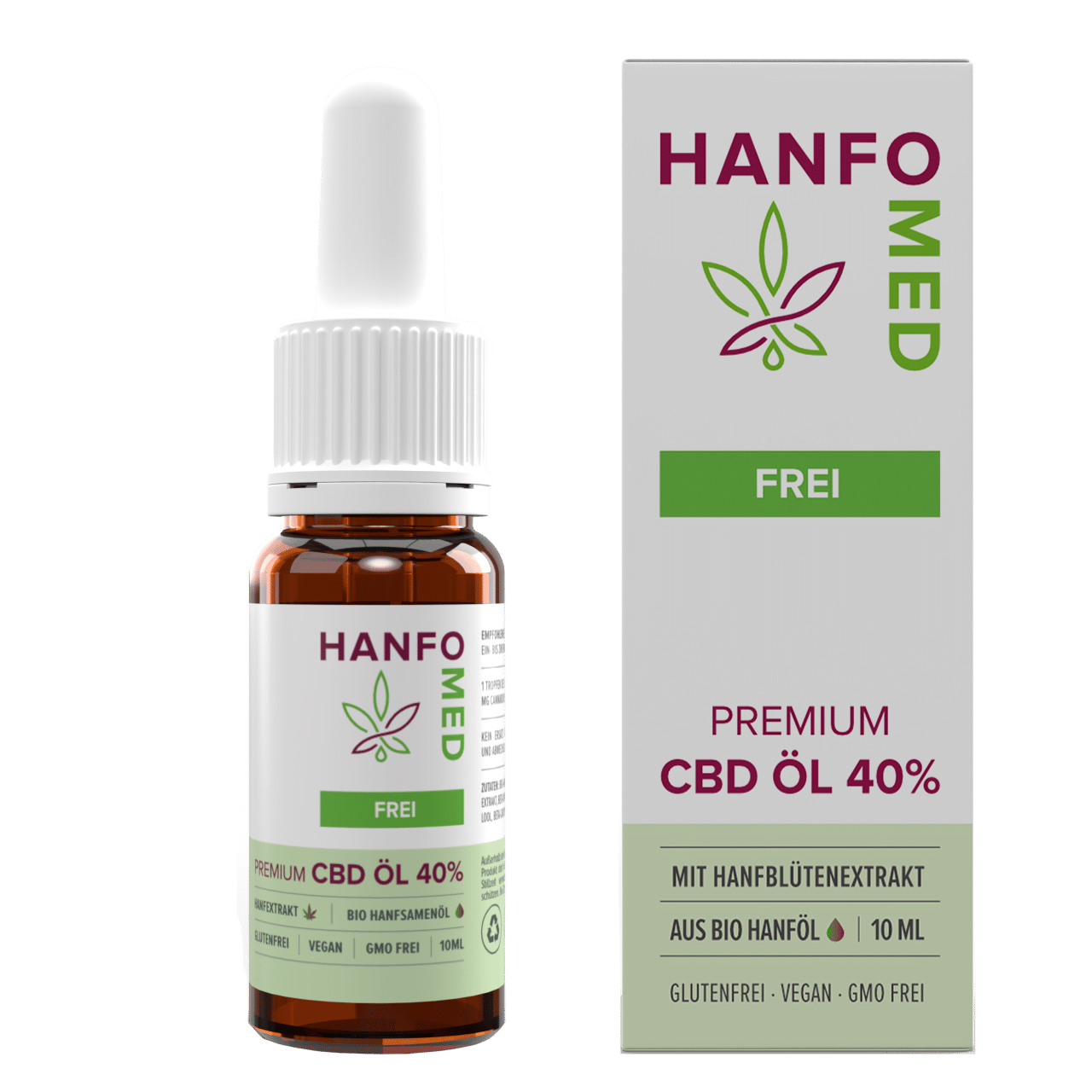 Hanfosan CBD Premium Öl "Frei" 40% · 10 ml