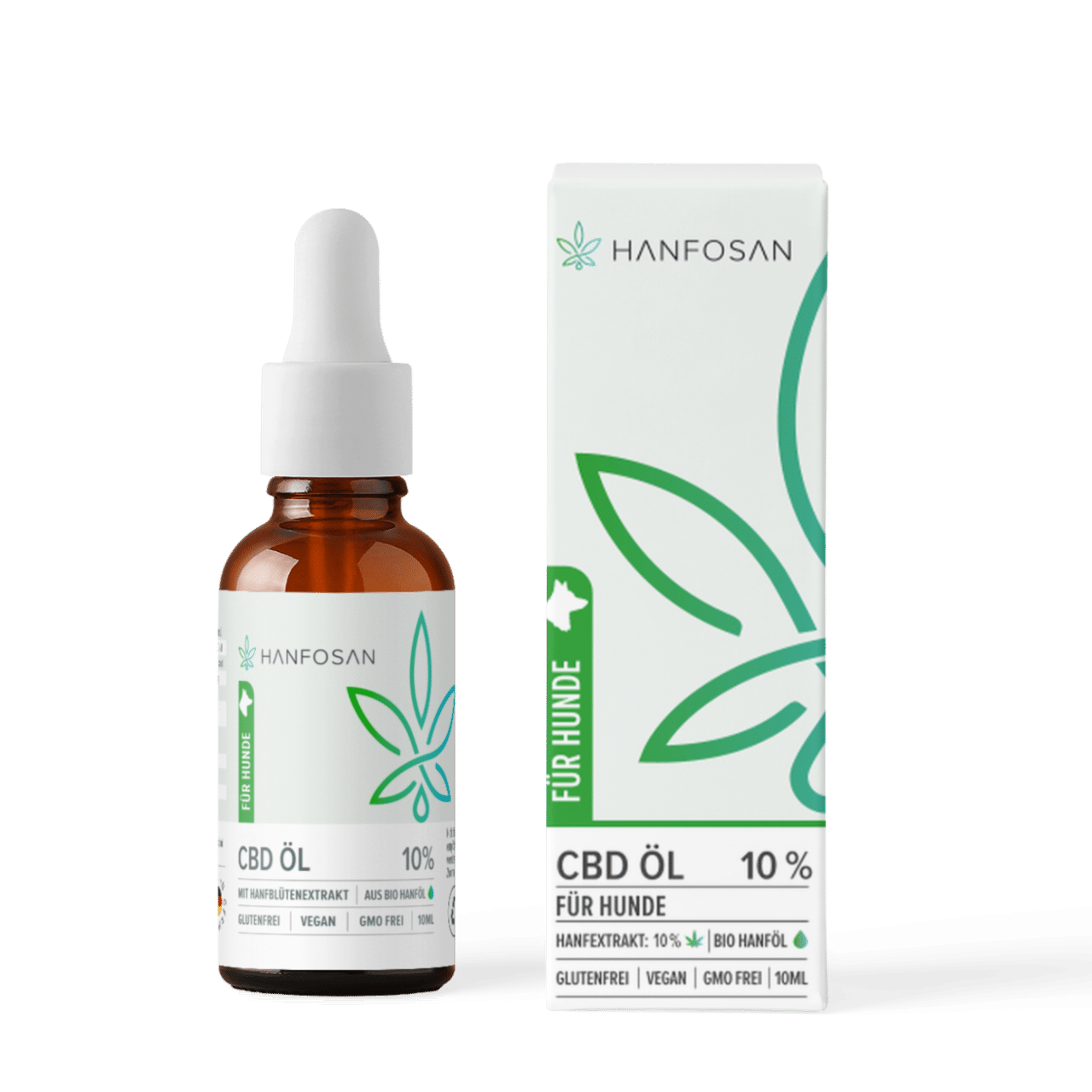 Hanfosan CBD Premium Öl für Hunde 10 % · 10 ml