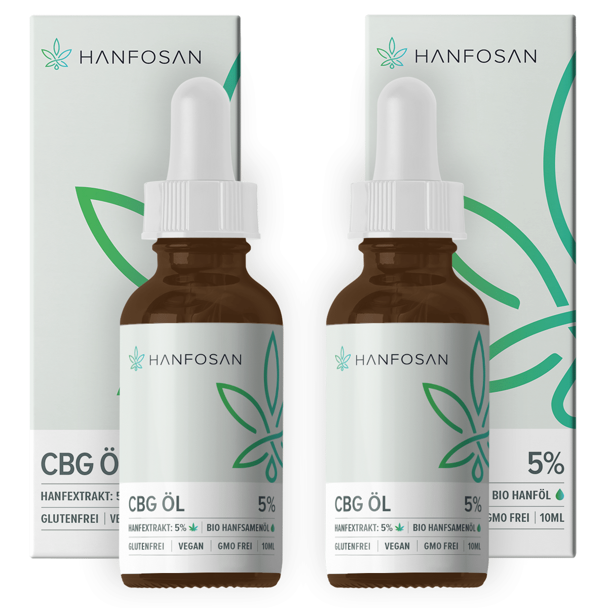 Hanfosan CBG Premium Hanföl 5 % · 2er Pack
