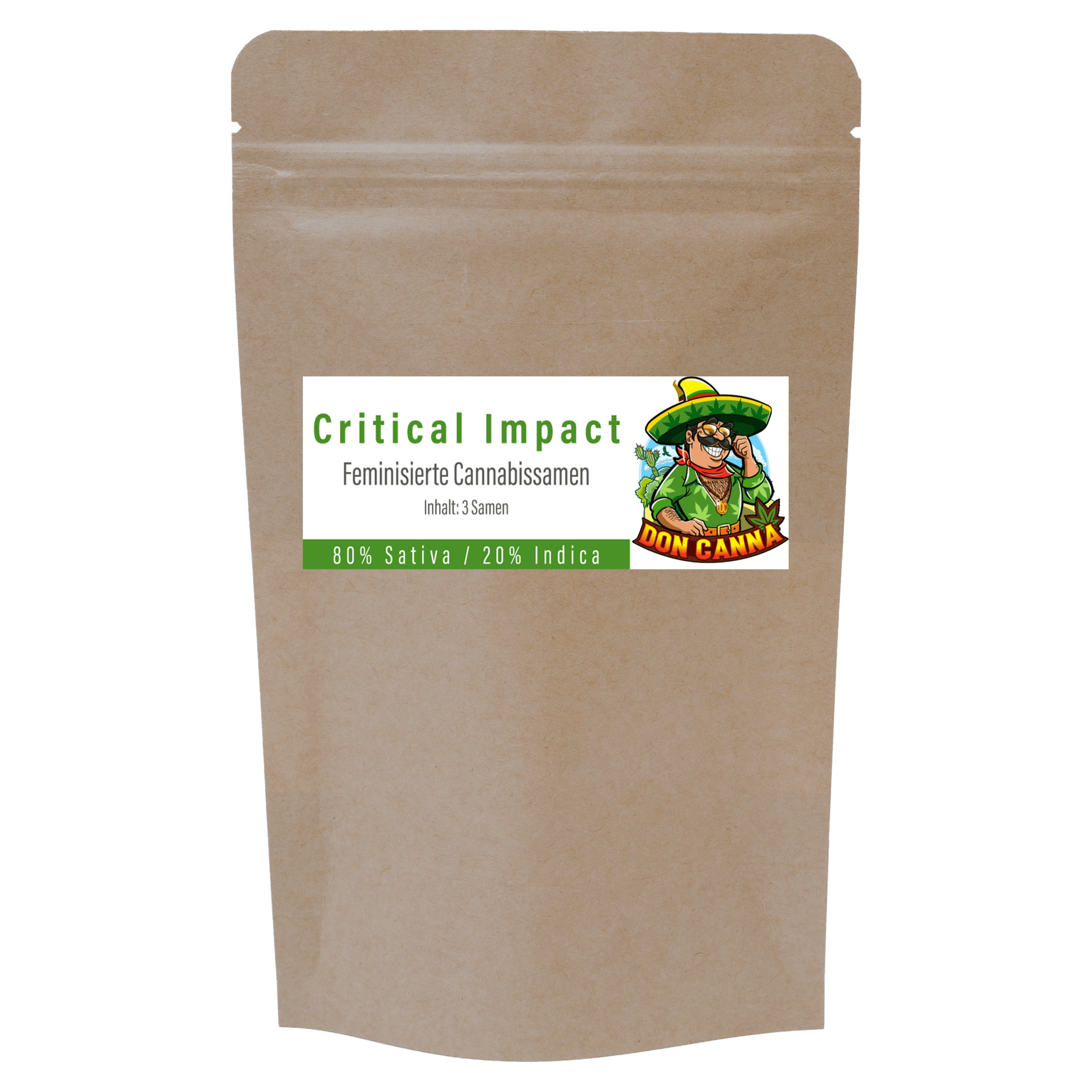 Hanfosan Critical Kush Impact Samen Premium THC 24%