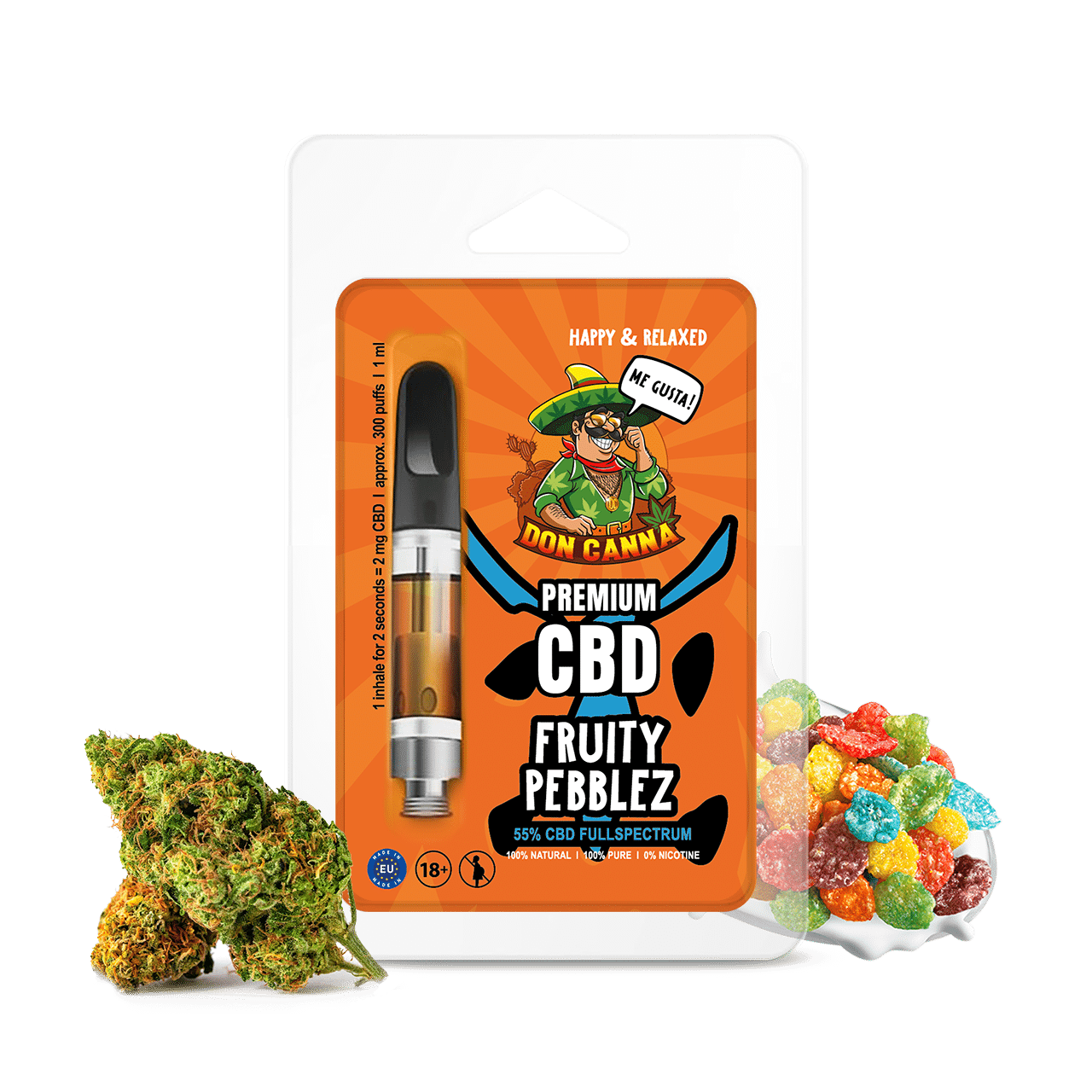 Hanfosan Premium CBD Liquid Fruity Pepplez · 1 ml