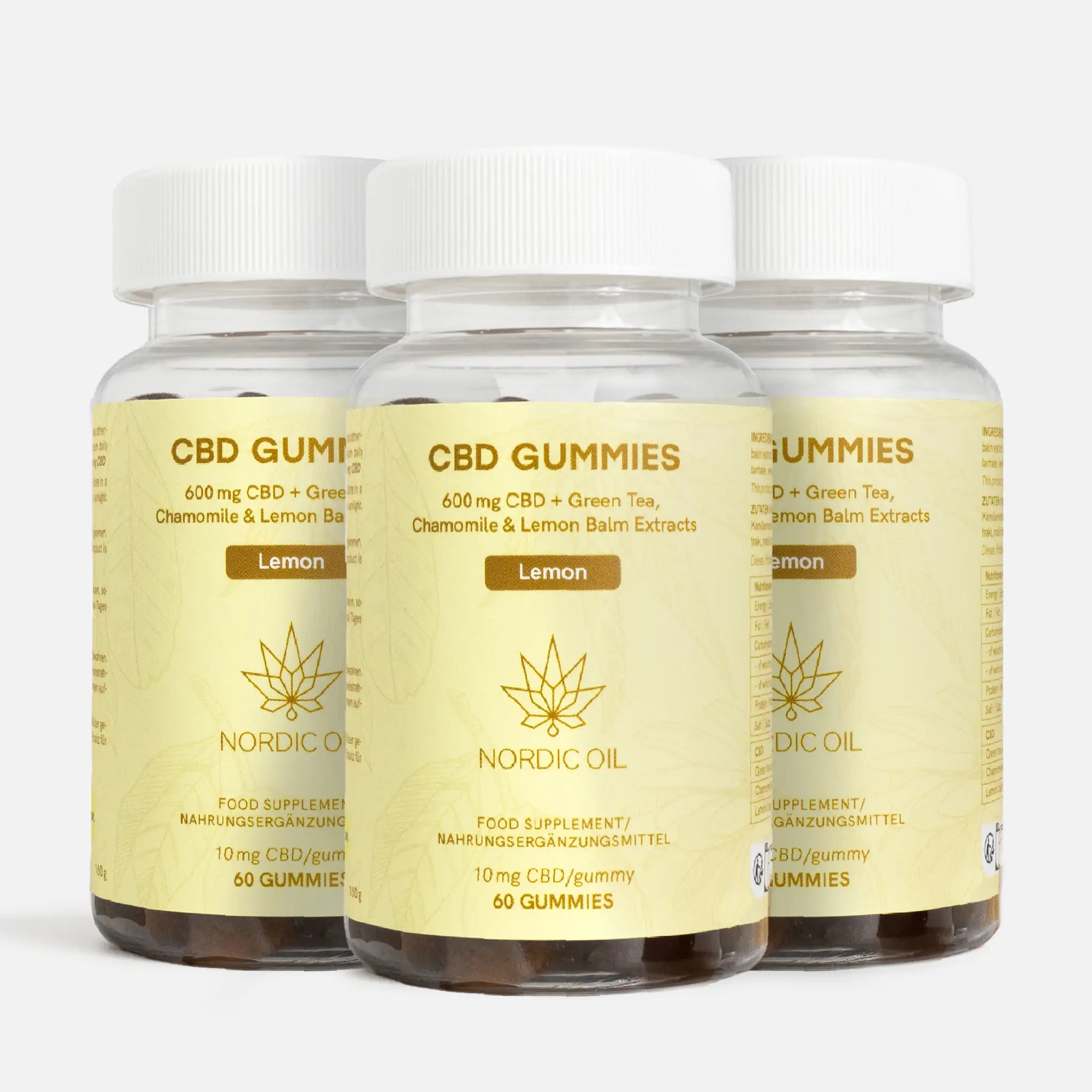 Nordic Oil 3er-Pack: CBD Fruchtgummis - CHILL