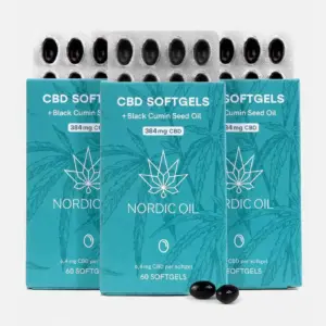 Nordic Oil 3er-Pack: CBD Kapseln (384mg)