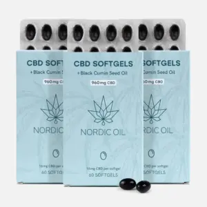 Nordic Oil 3er-Pack: CBD Kapseln (960mg)