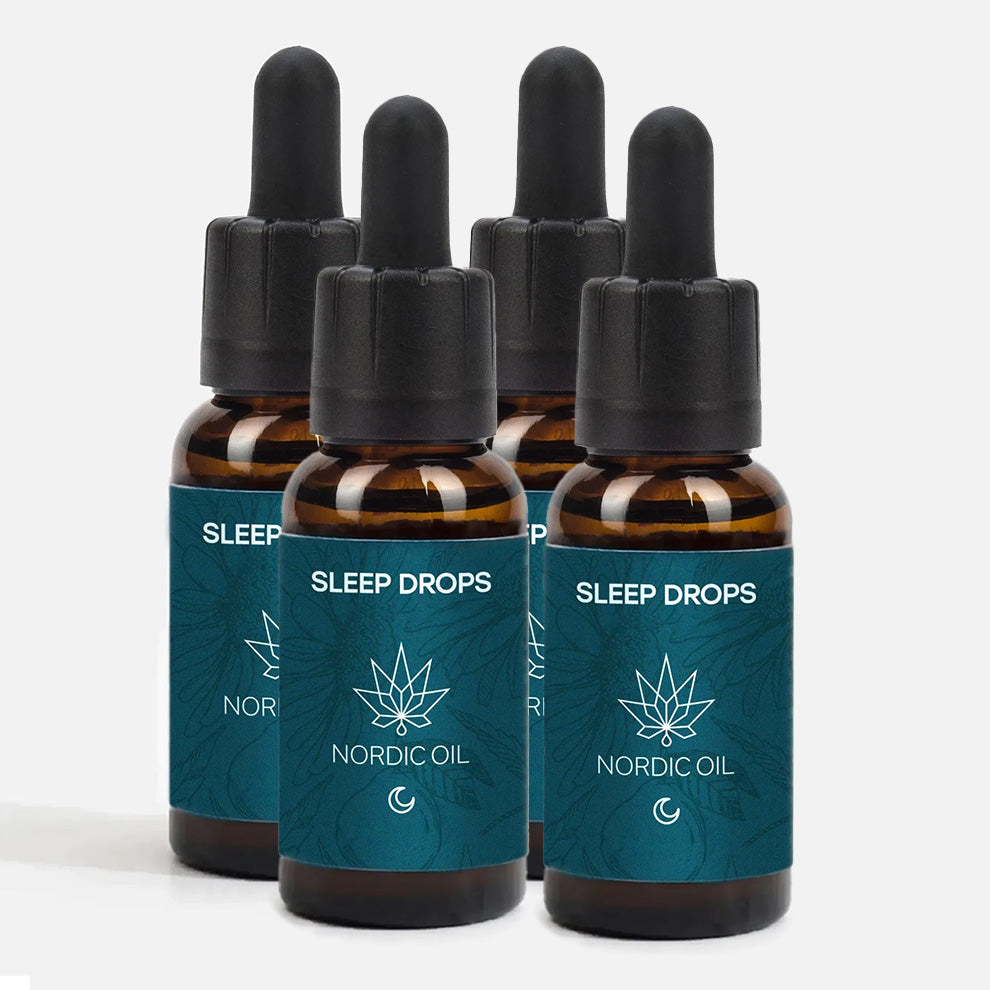 Nordic Oil 4x CBD Schlaftropfen mit Melatonin