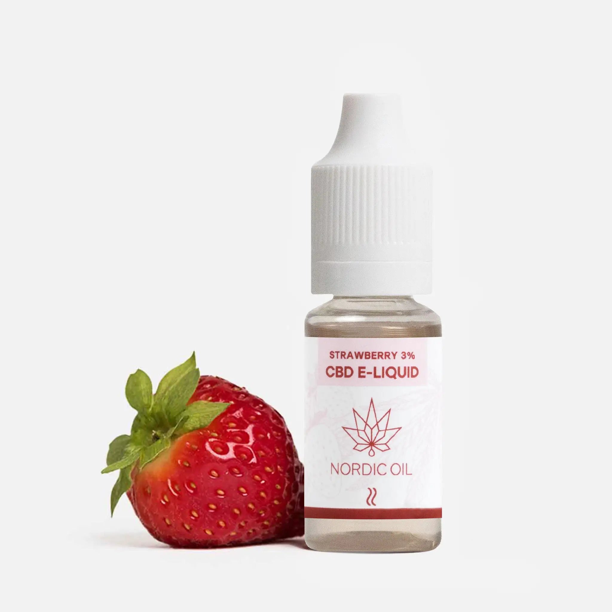 Nordic Oil CBD E-Liquid Erdbeere
