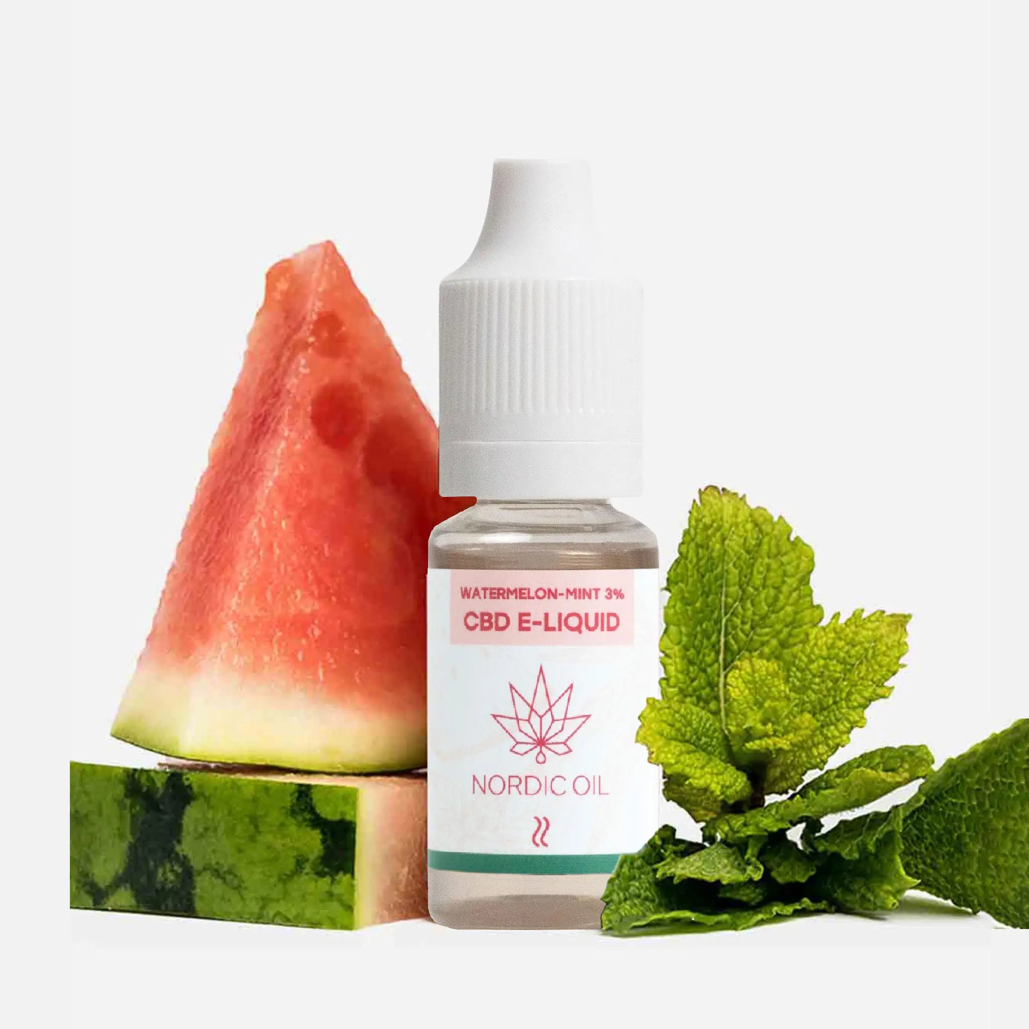 Nordic Oil CBD E-Liquid Wassermelone & Minze