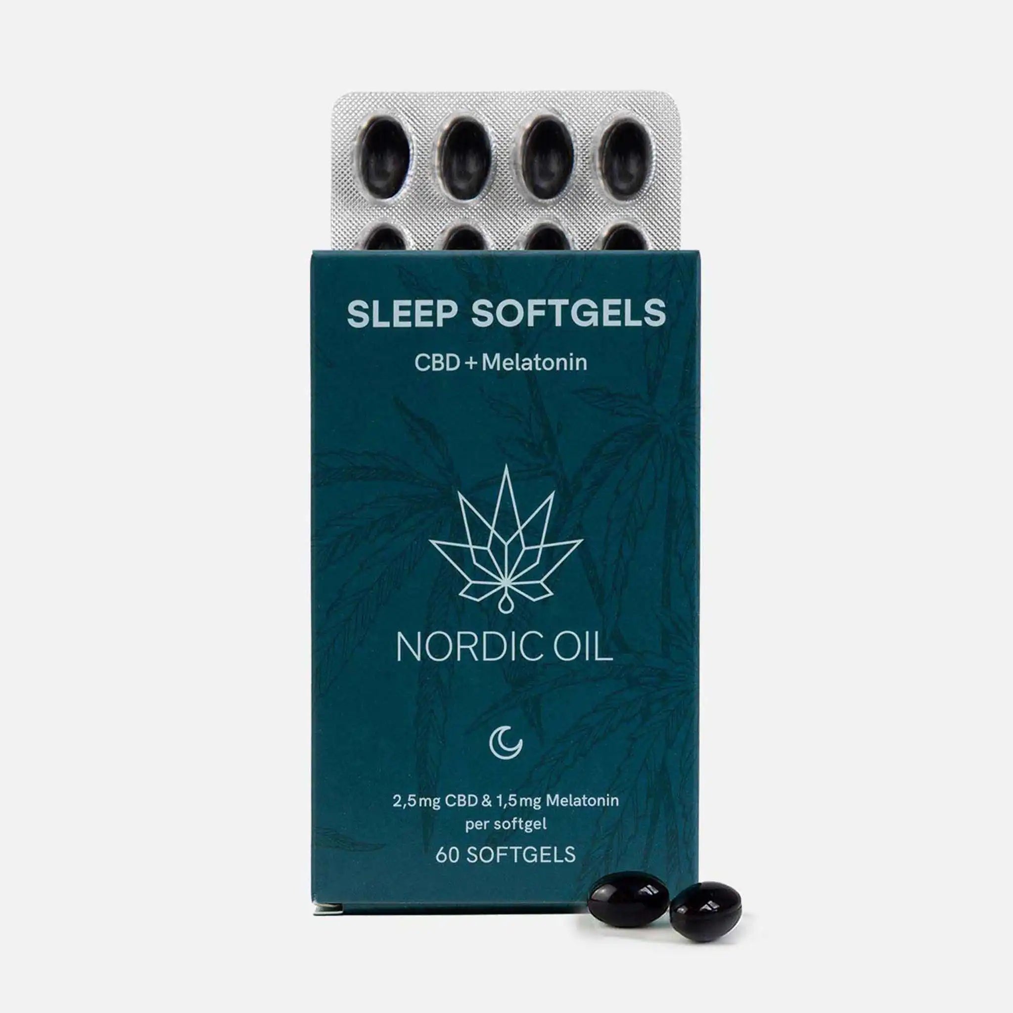 Nordic Oil CBD Kapseln mit Melatonin