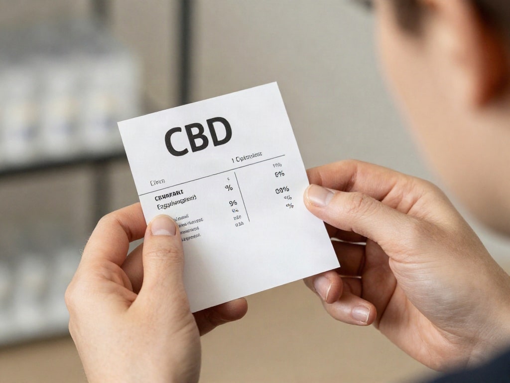 CBD Etikett lesen