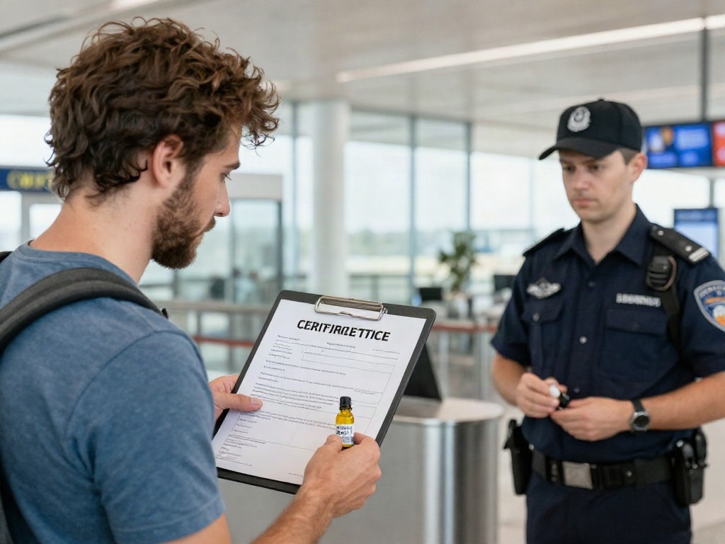 CBD Öl Flugzeug